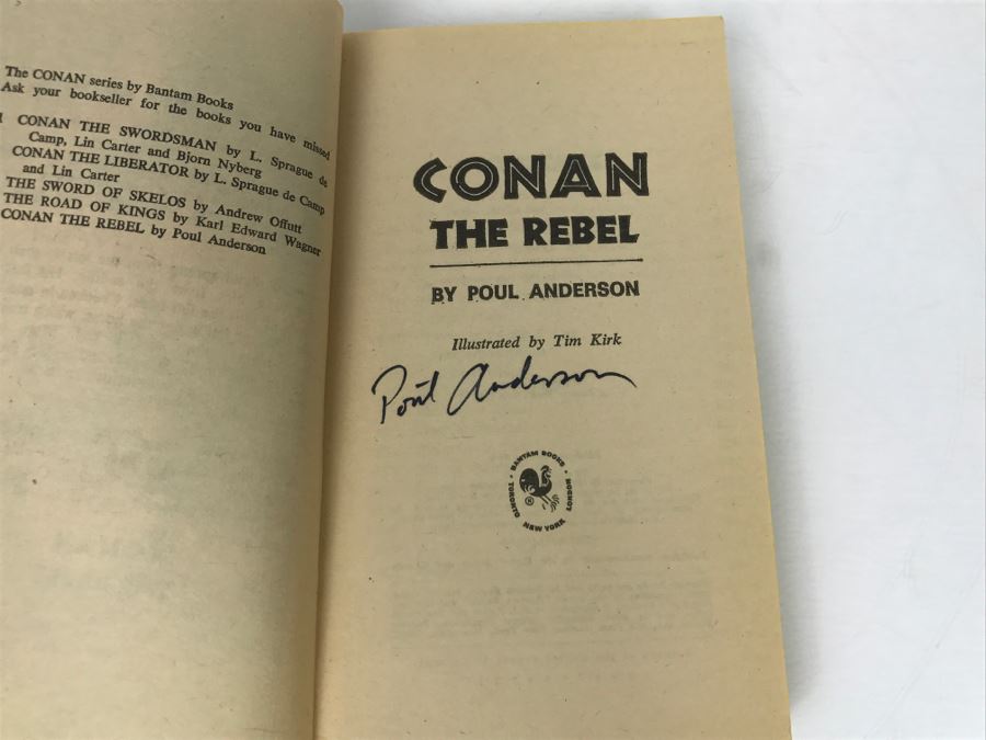 Signed Set Of (4) Paperback Books By Poul Anderson [Photo 6]