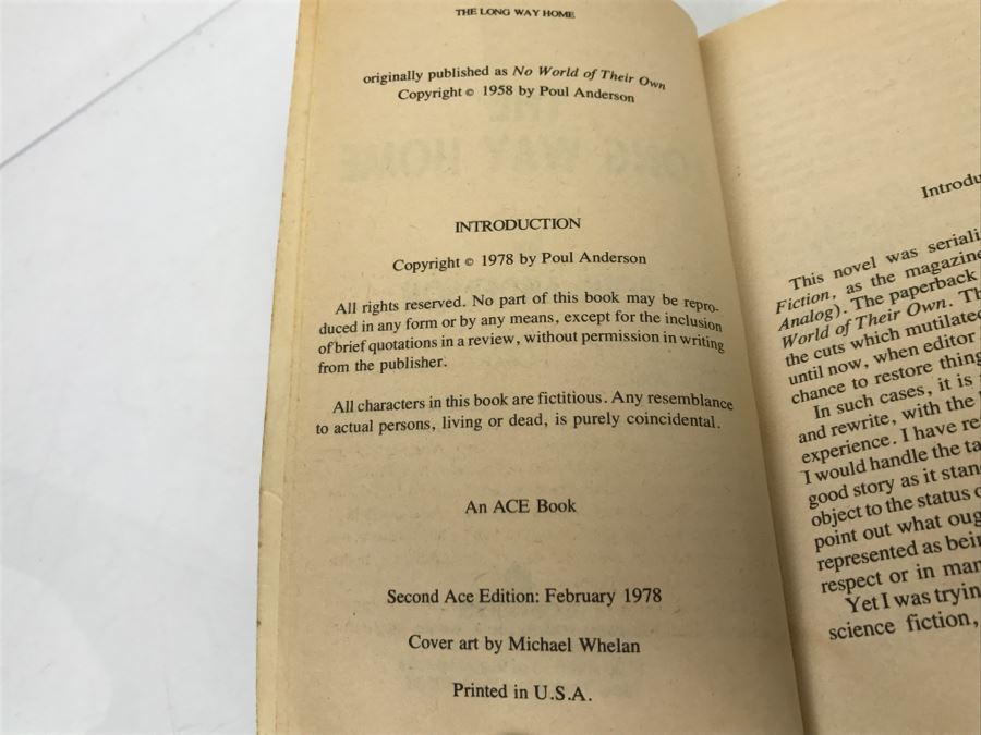 Signed Set Of (4) Paperback Books By Poul Anderson [Photo 20]