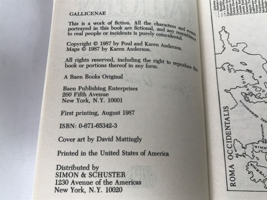 Signed Set Of (4) Paperback Books By Poul Anderson (Signed) And Karen Anderson (Signed) [Photo 26]