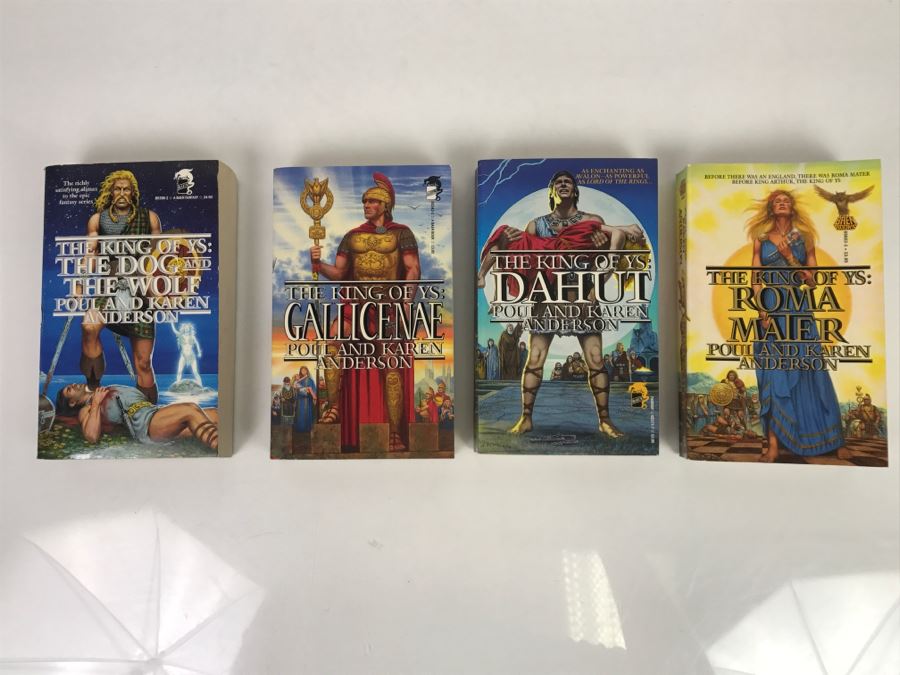 Signed Set Of (4) Paperback Books By Poul Anderson (Signed) And Karen Anderson (Signed) [Photo 2]