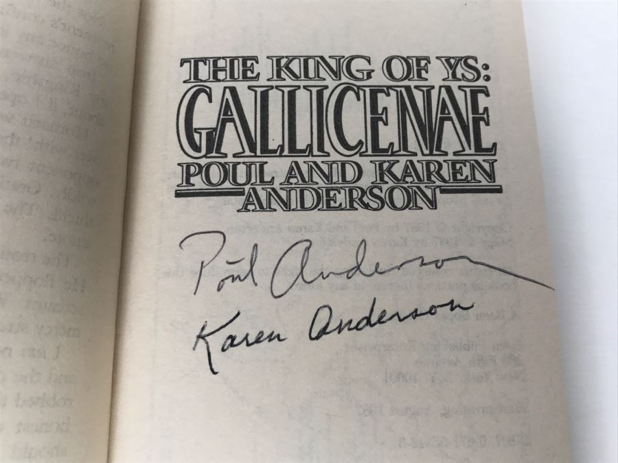 Signed Set Of (4) Paperback Books By Poul Anderson (Signed) And Karen Anderson (Signed) [Photo 25]