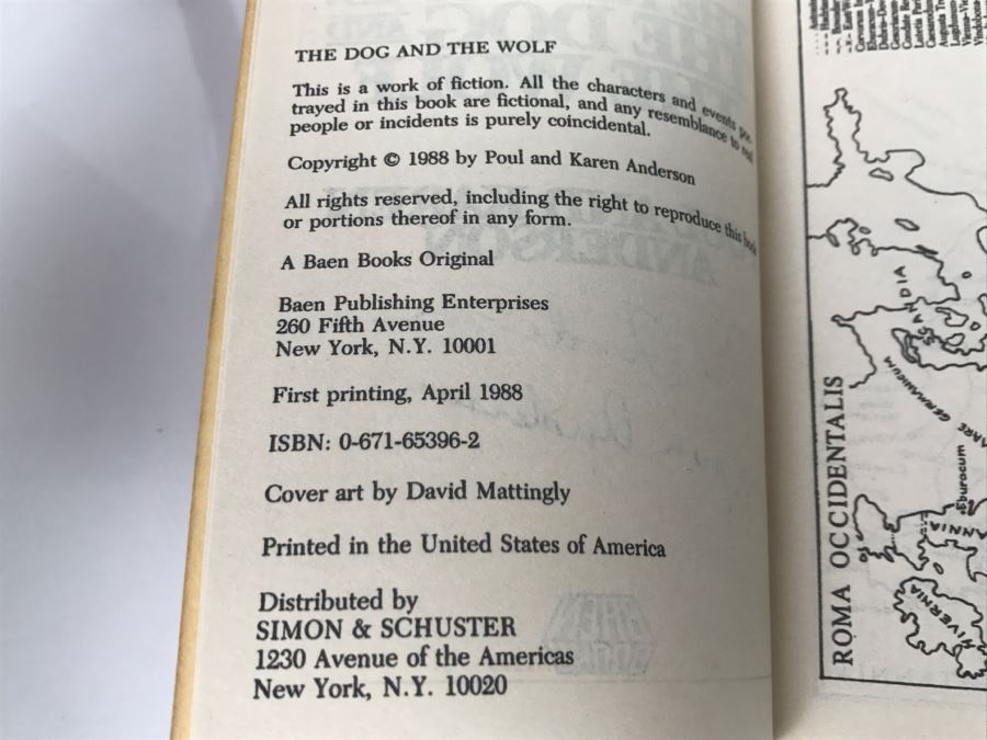 Signed Set Of (4) Paperback Books By Poul Anderson (Signed) And Karen Anderson (Signed) [Photo 8]