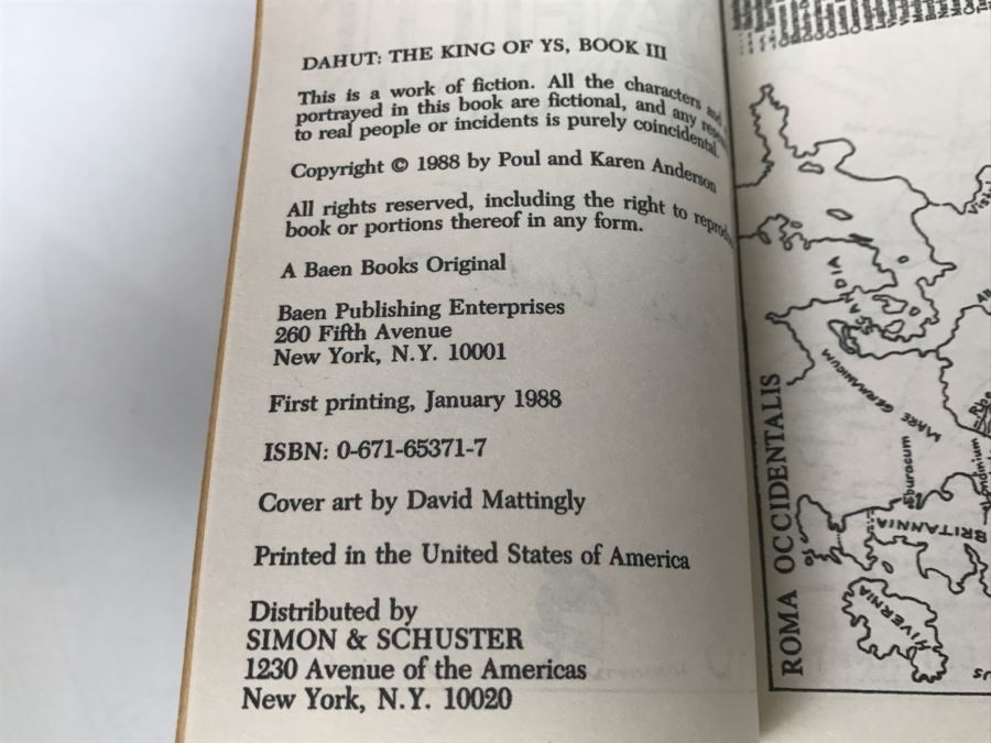Signed Set Of (4) Paperback Books By Poul Anderson (Signed) And Karen Anderson (Signed) [Photo 20]