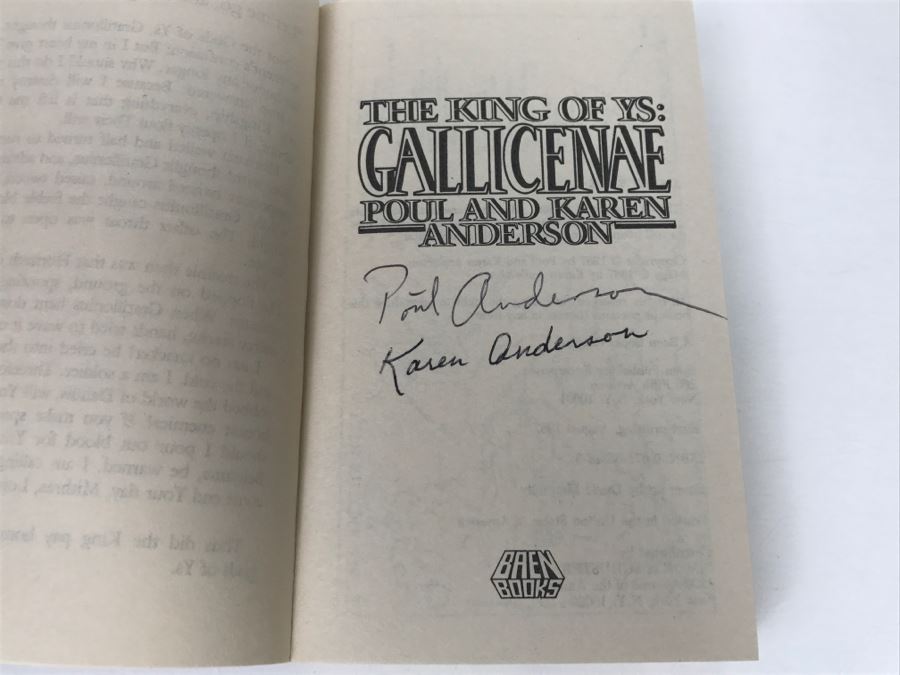 Signed Set Of (4) Paperback Books By Poul Anderson (Signed) And Karen Anderson (Signed) [Photo 24]