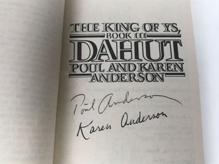 Signed Set Of (4) Paperback Books By Poul Anderson (Signed) And Karen Anderson (Signed) [Photo 19]