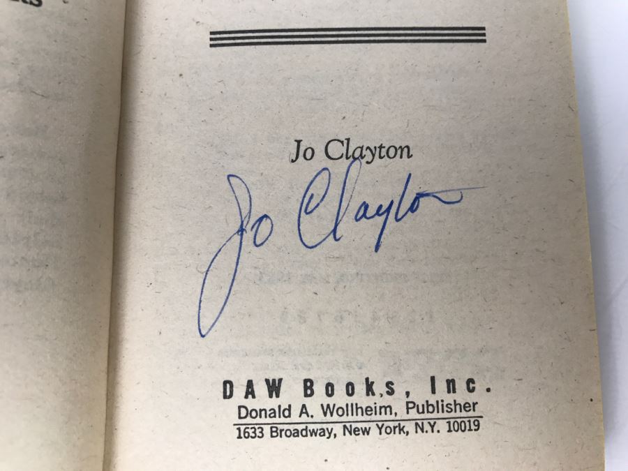 Signed Set Of (3) Paperback Books By Jo Clayton [Photo 21]