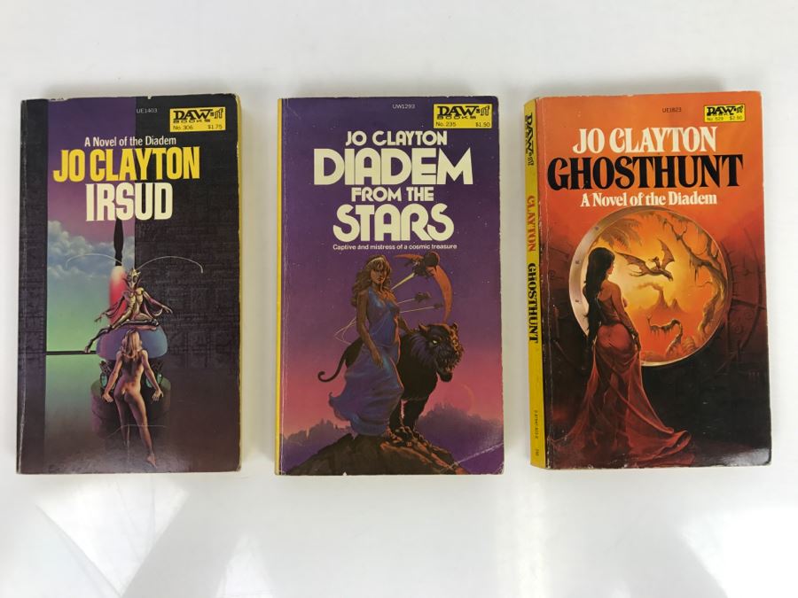 Signed Set Of (3) Paperback Books By Jo Clayton [Photo 2]