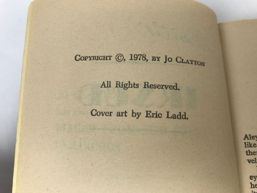 Signed Set Of (3) Paperback Books By Jo Clayton [Photo 8]