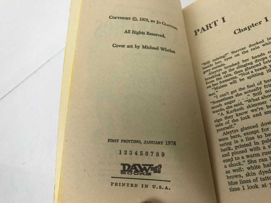 Signed Set Of (2) Paperback Books By Jo Clayton [Photo 8]