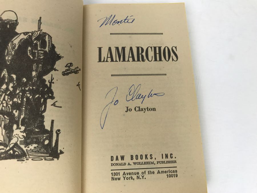 Signed Set Of (2) Paperback Books By Jo Clayton [Photo 6]