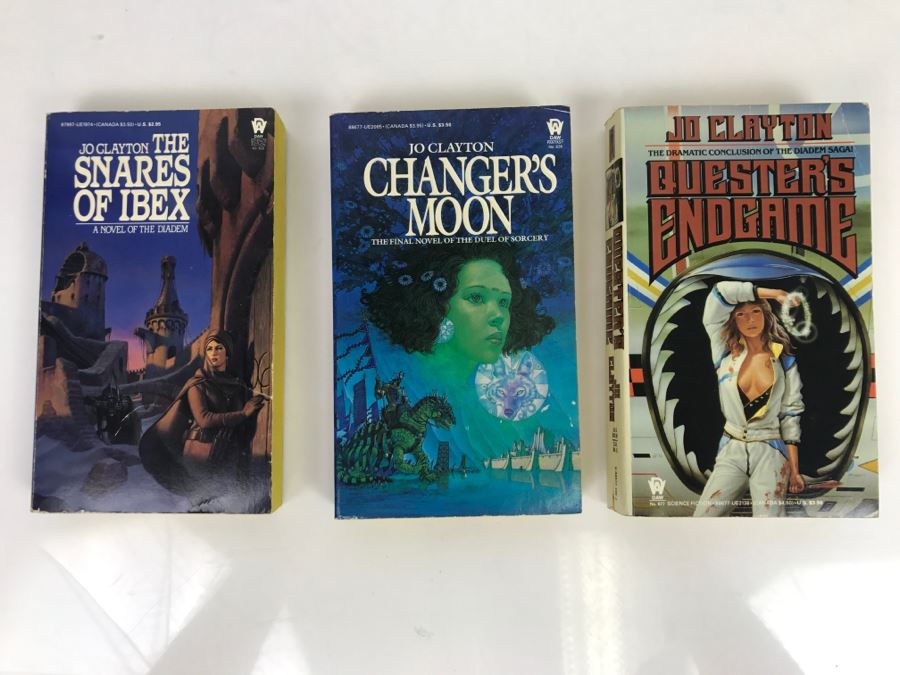 Signed Set Of (3) Paperback Books By Jo Clayton [Photo 2]