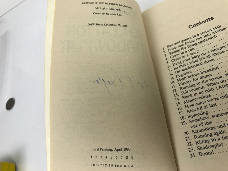 Signed Set Of (3) Paperback Books By Jo Clayton [Photo 14]