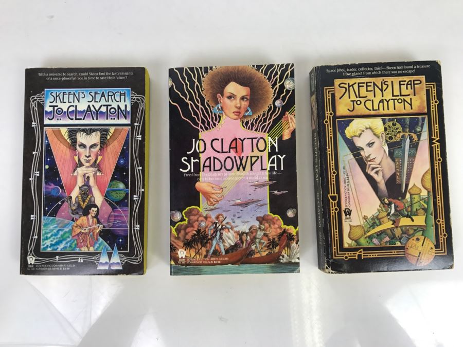 Signed Set Of (3) Paperback Books By Jo Clayton [Photo 2]