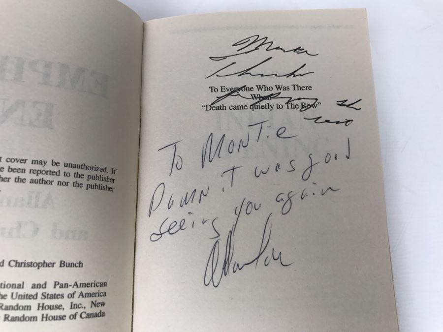 Signed Set Of (3) Paperback Books By Allan Cole And Chris Bunch [Photo 18]