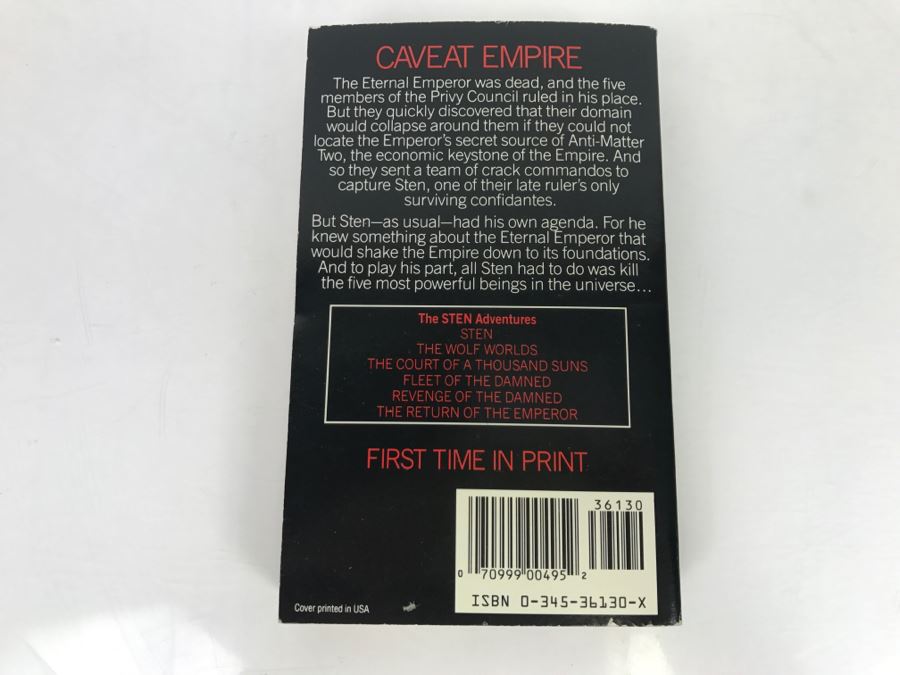 Signed Set Of (3) Paperback Books By Allan Cole And Chris Bunch [Photo 5]