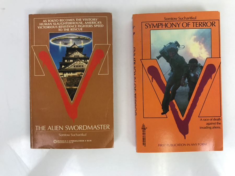 Signed Set Of (2) Paperback Books By Somtow Sucharitkul [Photo 2]