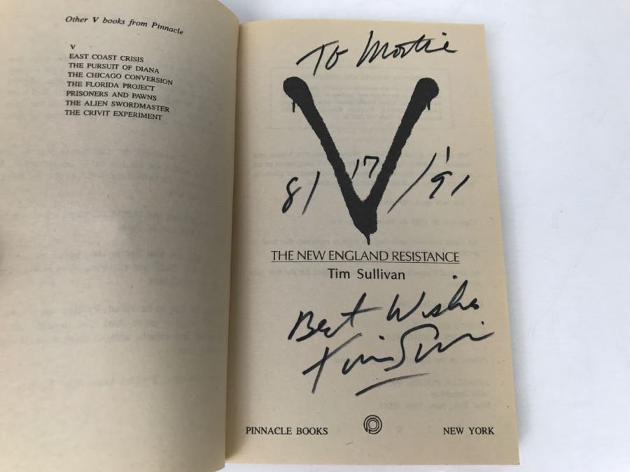 Signed Set Of (3) Paperback Books By Tim Sullivan [Photo 12]