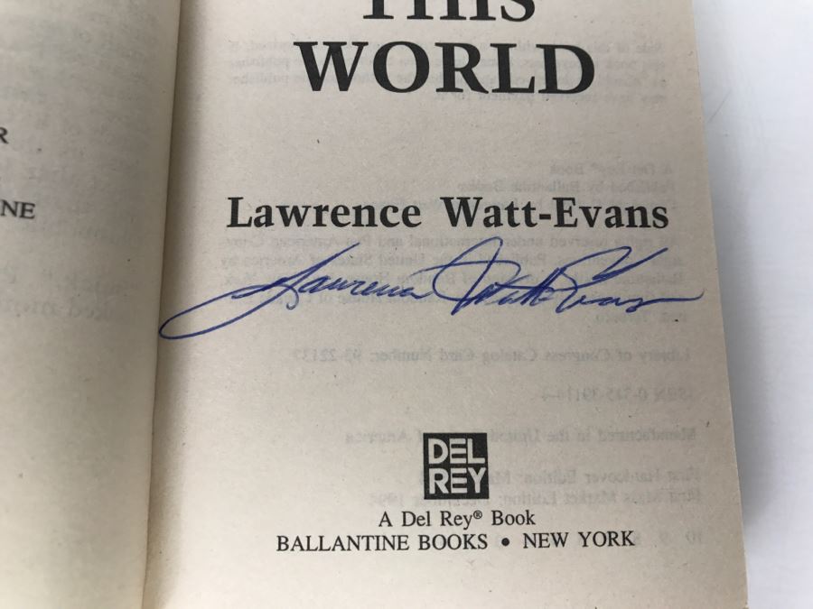 Signed Set Of (7) Paperback Books By Lawrence Watt-Evans [Photo 31]