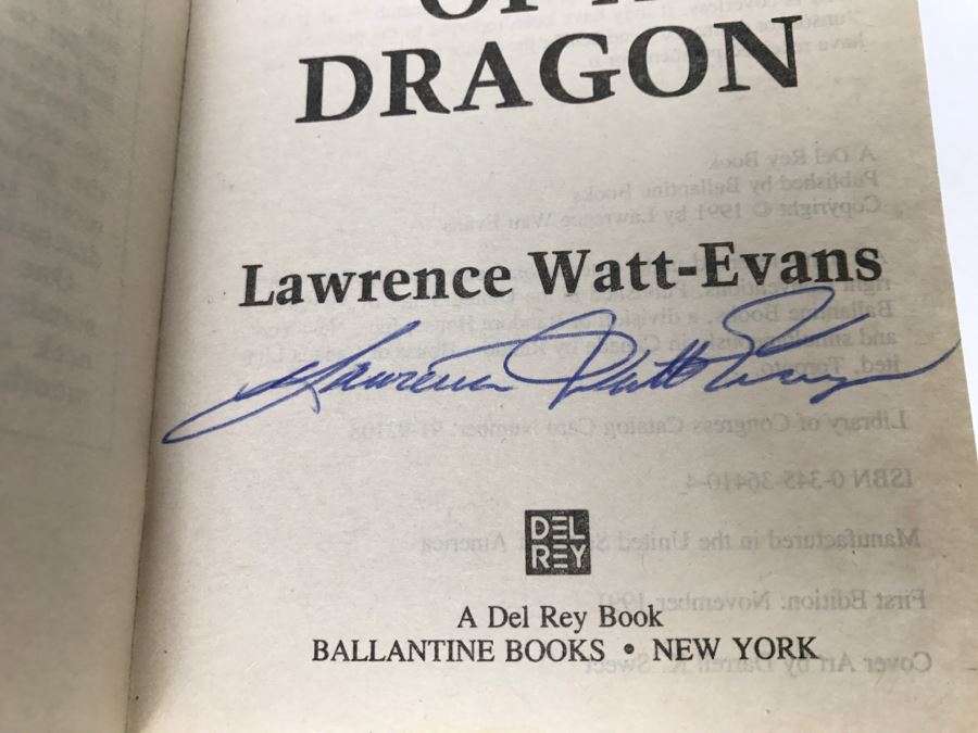 Signed Set Of (7) Paperback Books By Lawrence Watt-Evans [Photo 13]