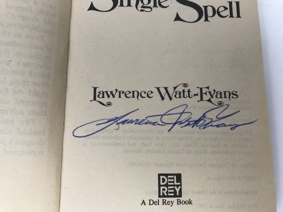 Signed Set Of (7) Paperback Books By Lawrence Watt-Evans [Photo 7]