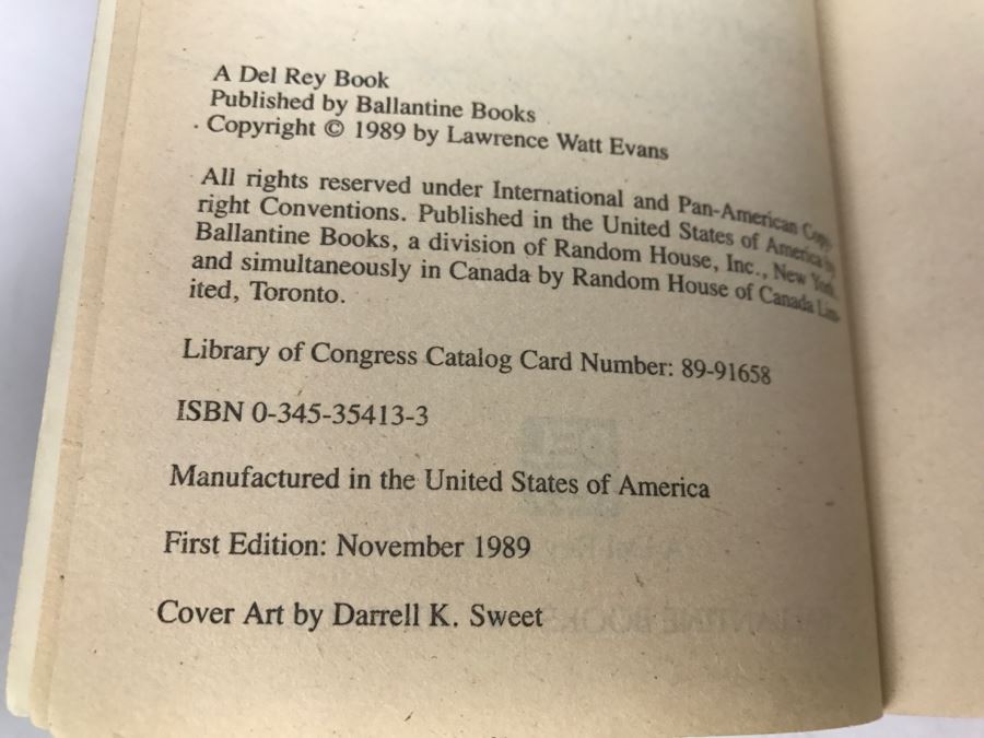 Signed Set Of (7) Paperback Books By Lawrence Watt-Evans [Photo 26]