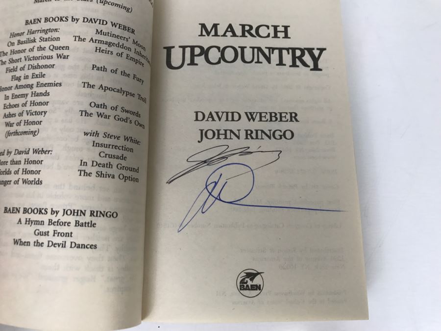 Signed Set Of (2) Paperback Books By John Ringo [Photo 13]