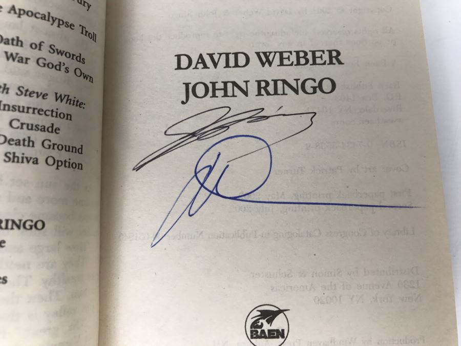 Signed Set Of (2) Paperback Books By John Ringo [Photo 14]