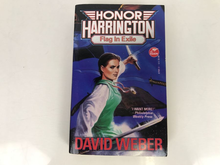 Signed Set Of (2) Paperback Books By David Weber [Photo 9]