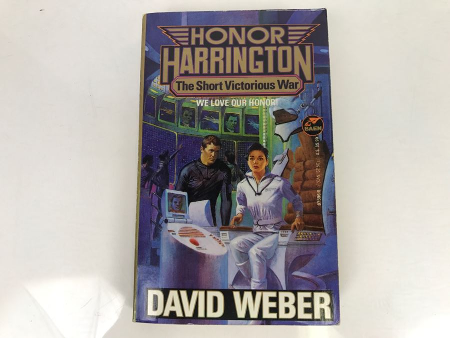Signed Set Of (2) Paperback Books By David Weber [Photo 3]