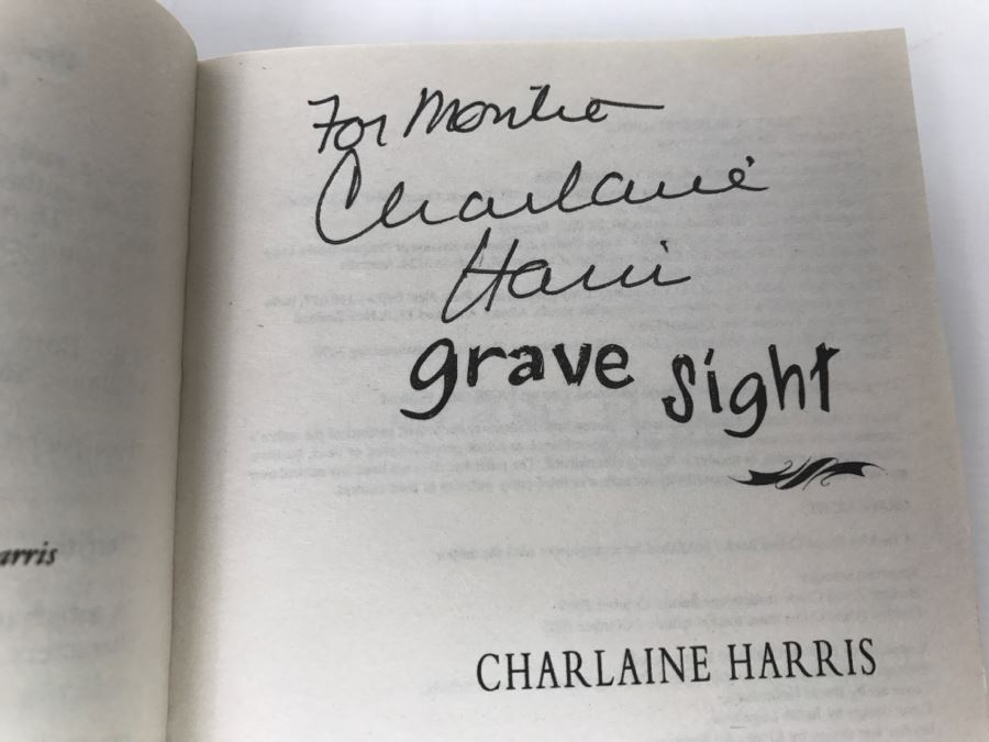 Signed Set Of (4) Paperback Books By Charlaine Harris [Photo 28]