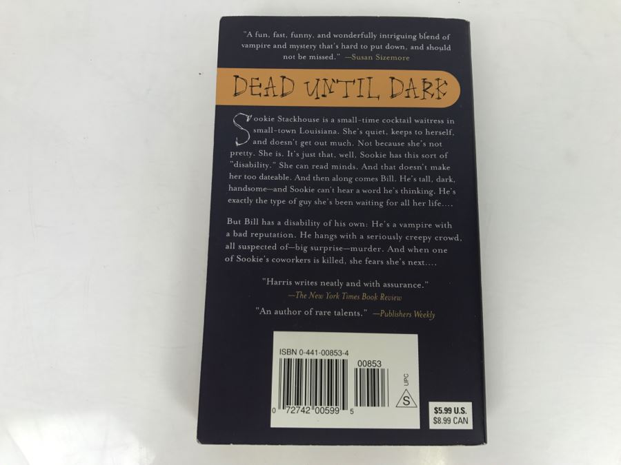 Signed Set Of (4) Paperback Books By Charlaine Harris [Photo 5]