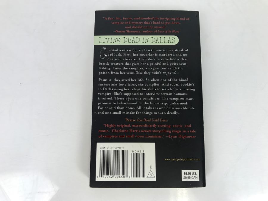 Signed Set Of (4) Paperback Books By Charlaine Harris [Photo 12]