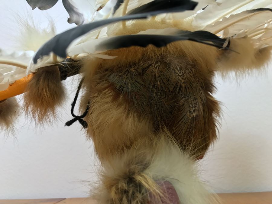 Hopi Kachina Doll KWAHU The Eagle Dancer Signed By R. David 24'W X 19'H x 15'D [Photo 19]