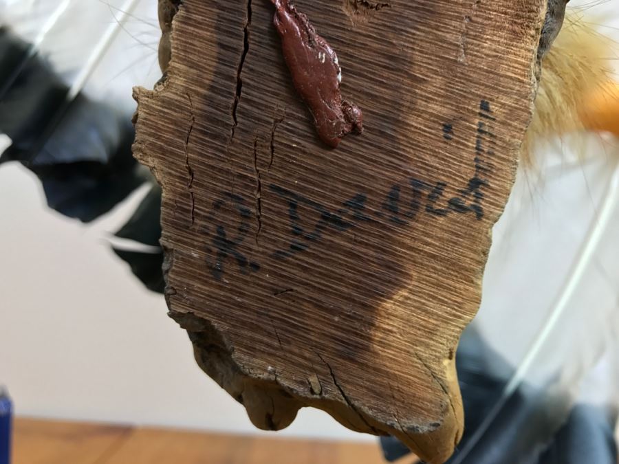 Hopi Kachina Doll KWAHU The Eagle Dancer Signed By R. David 24'W X 19'H x 15'D [Photo 28]