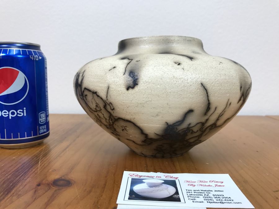 Signed Horse Hair Pottery By Rob Drexel 8'W x 5'H [Photo 7]