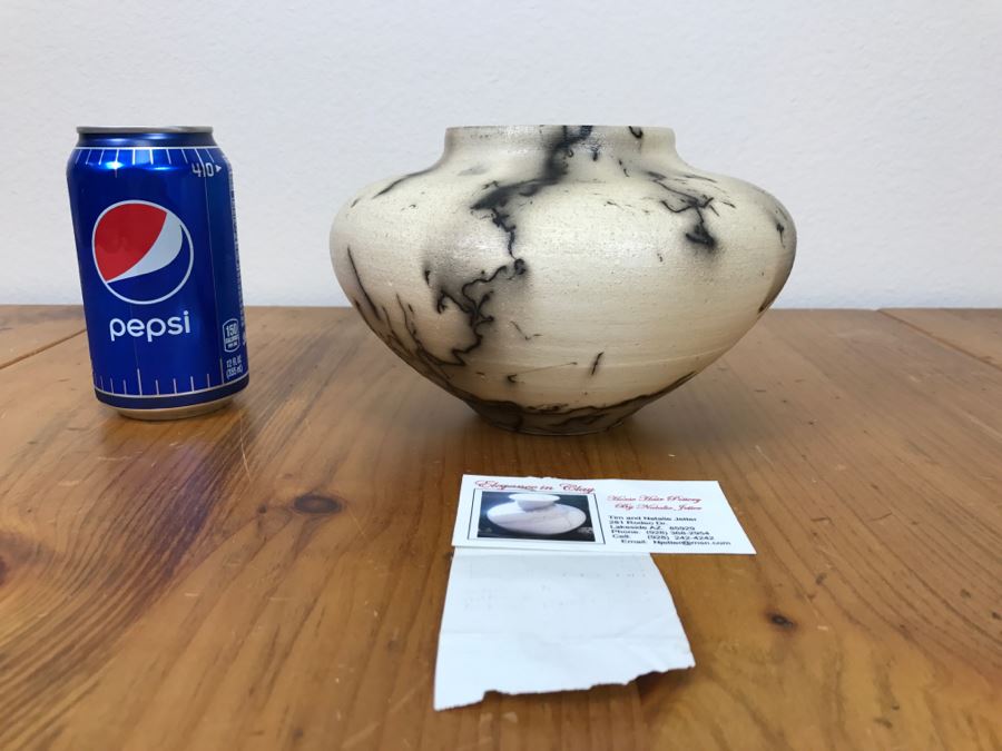 Signed Horse Hair Pottery By Rob Drexel 8'W x 5'H [Photo 2]