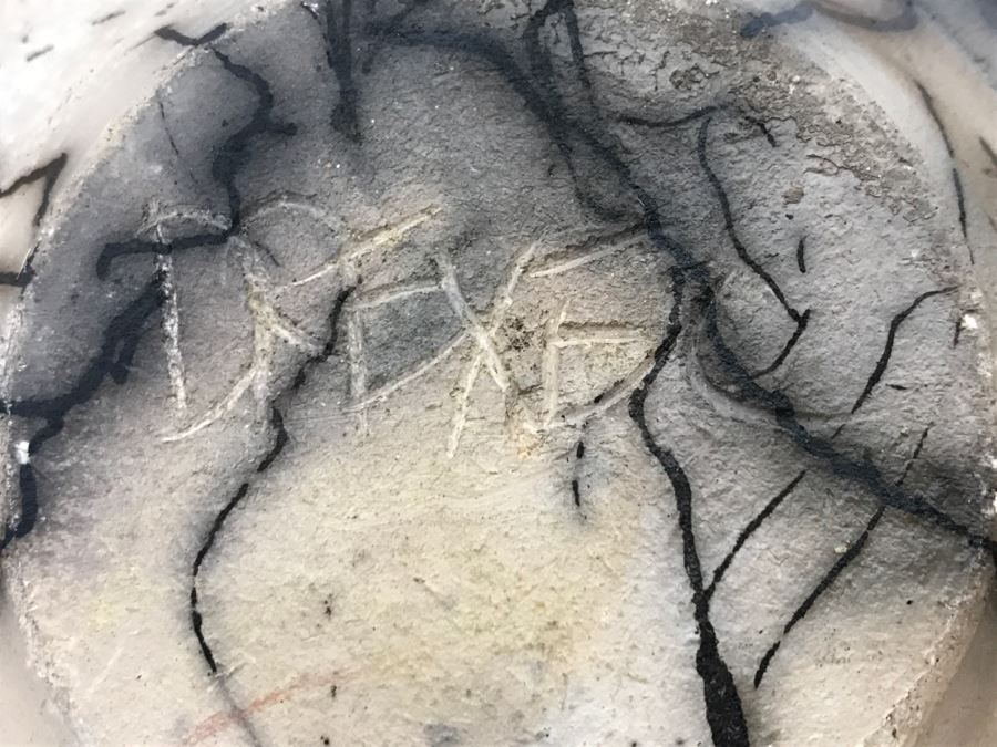 Signed Horse Hair Pottery By Rob Drexel 8'W x 5'H [Photo 16]