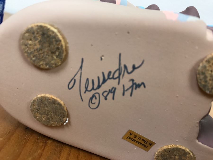 Vintage 1989 Signed Teissedre Designs Storyteller Hand Crafted And Hand Painted 4'W X 5'H X 4.5'D [Photo 16]