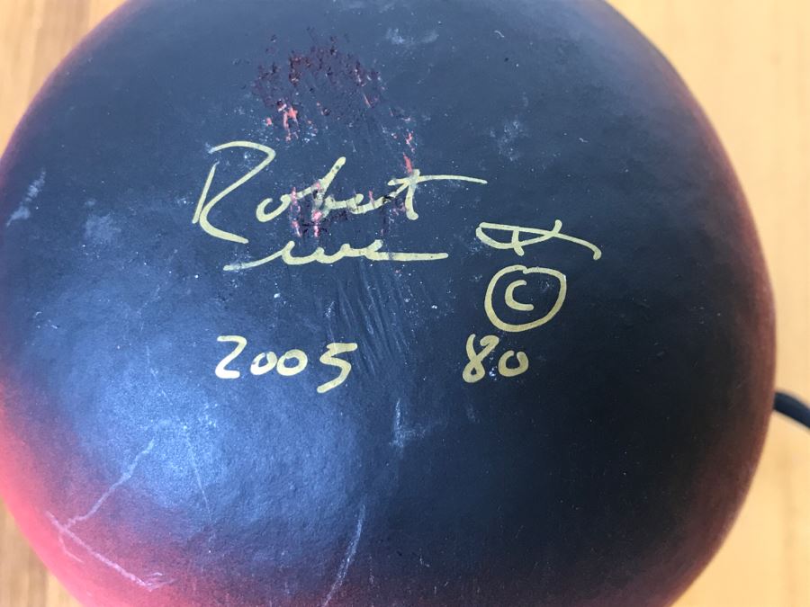 Robert Rivera Native American Apache Spirit Fetish Bear Gourd Art Figure 7'W X 6'H Vintage 2005 Estimate $700 [Photo 2]