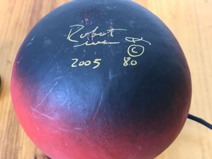 Robert Rivera Native American Apache Spirit Fetish Bear Gourd Art Figure 7'W X 6'H Vintage 2005 Estimate $700 [Photo 20]