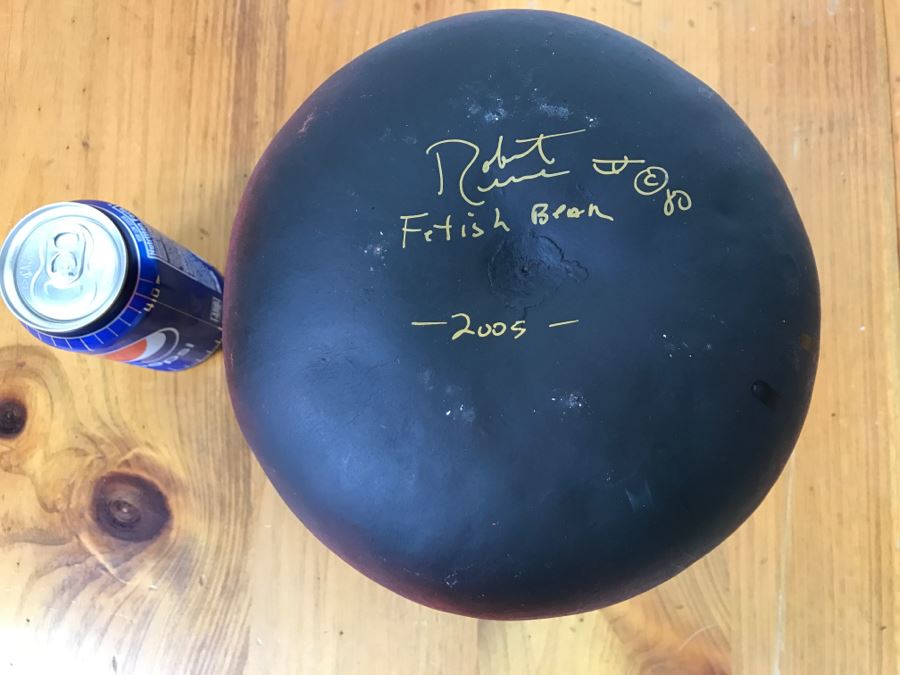 Robert Rivera Native American Apache Spirit Fetish Bear Gourd Art Figure 9'W X 8'H Vintage 2005 Estimate $750 [Photo 26]