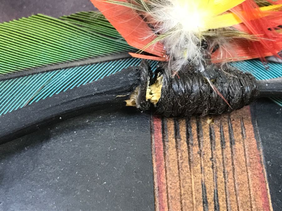 Robert Rivera Native American Apache Spirit Fetish Bear Gourd Art Figure 9'W X 8'H Vintage 2005 Estimate $750 [Photo 25]