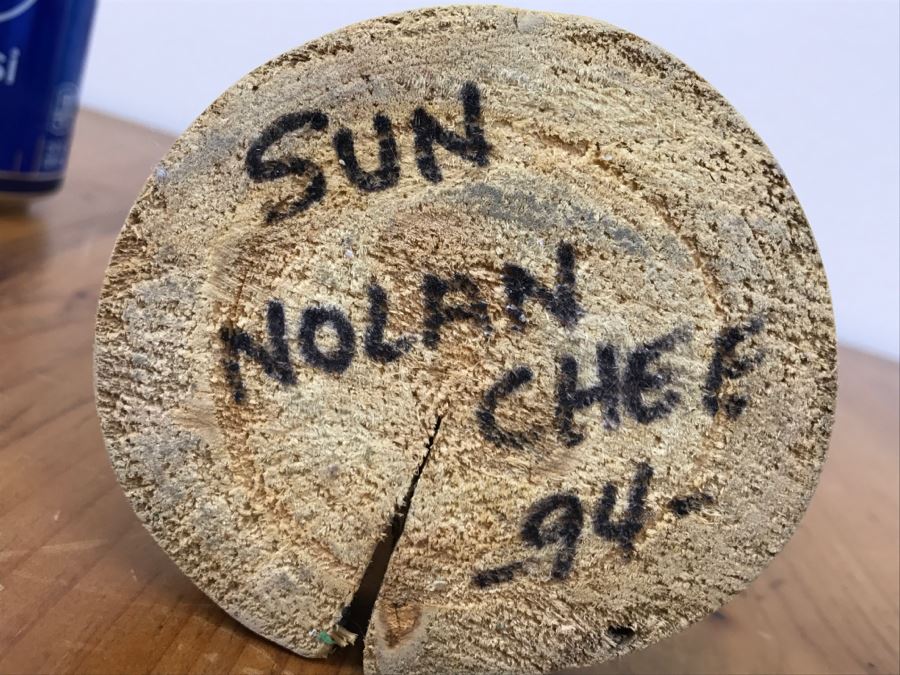 Signed Kachina Doll Sun Nolan Chee Vintage 1994 5.5'W X 12'H [Photo 21]