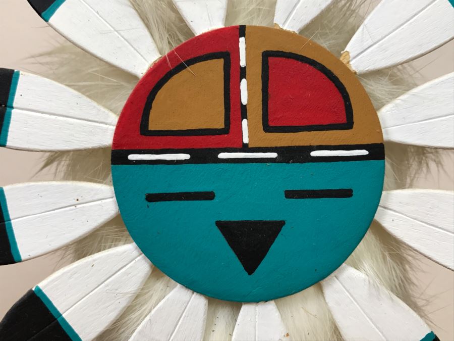 Signed Kachina Doll Sun Nolan Chee Vintage 1994 5.5'W X 12'H [Photo 8]