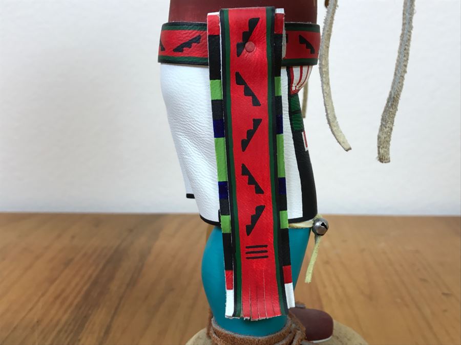 Signed Kachina Doll Sun Nolan Chee Vintage 1994 5.5'W X 12'H [Photo 11]