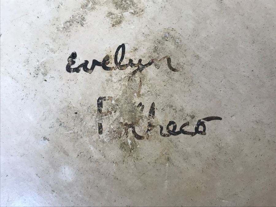 Signed Native American Pottery By Evelyn Poolheco Hopi-Tewa Potter 7'W x 4'H [Photo 14]