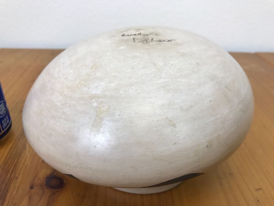 Signed Native American Pottery By Evelyn Poolheco Hopi-Tewa Potter 7'W x 4'H [Photo 17]