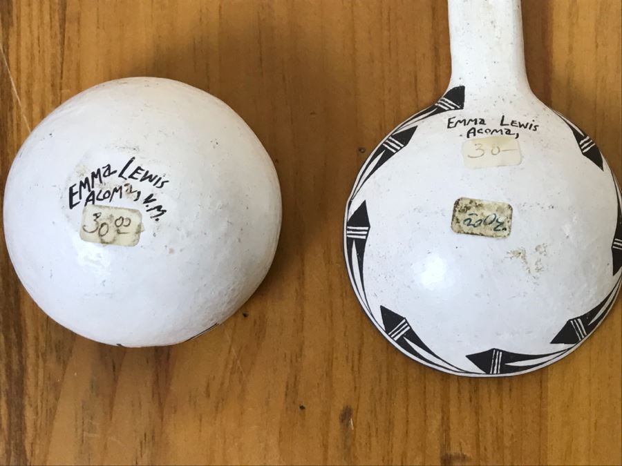 Native American Pottery Signed Emma Lewis Acoma, NM [Photo 19]