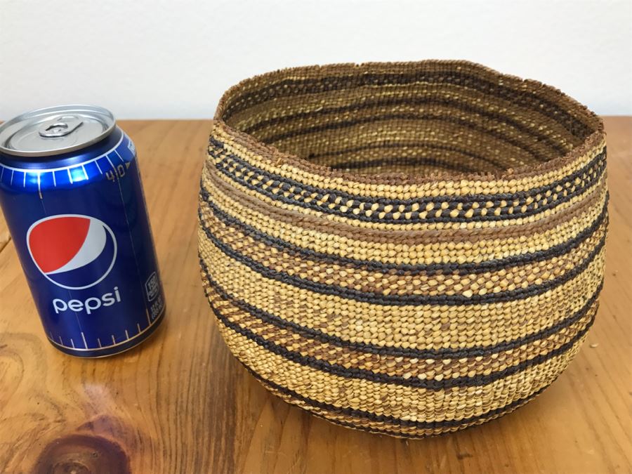 Vintage Native American Basket 8'W X 5.5'H [Photo 5]