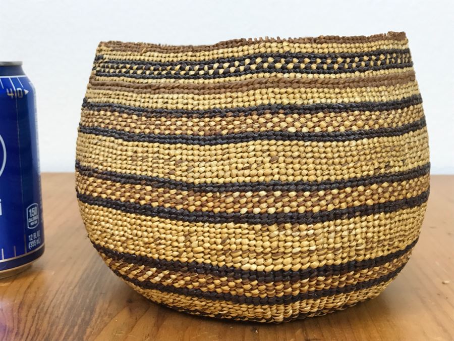 Vintage Native American Basket 8'W X 5.5'H [Photo 11]